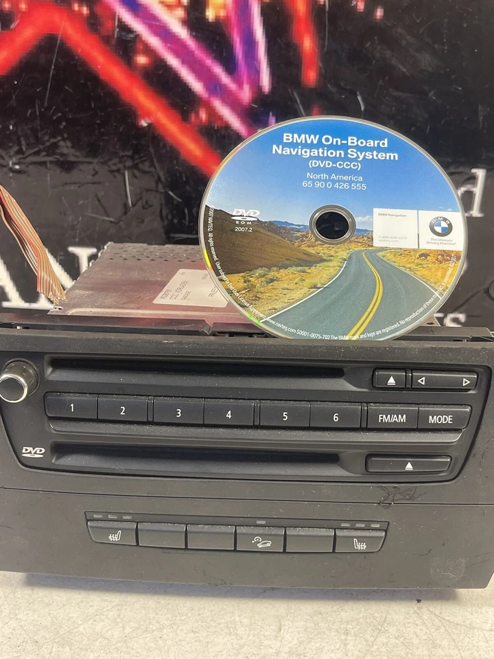 2007-2008 BMW 323i 328i 335i 4dr AM FM CD DVD навигации радио плеер ресивер - Изображение 3 из 4