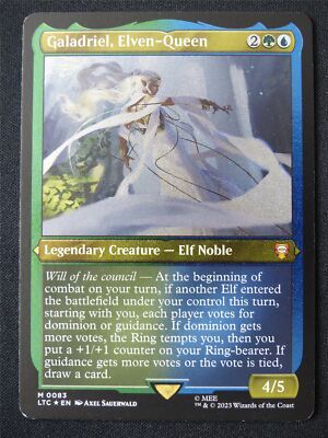 MTG foil 英語版 Galadriel's Dismissal LTC ① Galadriel's Dismissal [544] [Borderless] [The Lord of the Rings