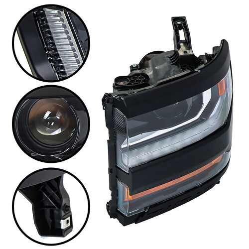 Faros izquierdos del conductor para Chevy Silverado 1500 2016-2018 HID/Xenón con LED DRL - Imagen 7 de 18