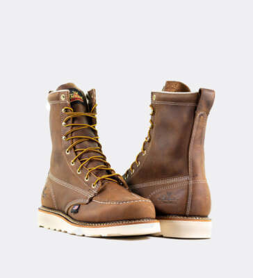 Thorogood American Heritage 8  Moc Toe Work Men's Boots 814-4178 Crazyhorse
