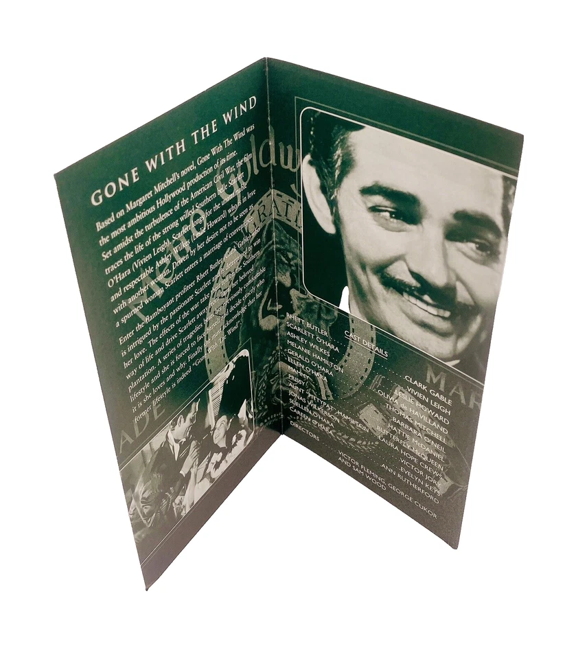 Gone with the Wind VHS FSK12 1939/97 224Min. englisch Hardcover Sammler Rar - Bild 4 von 4
