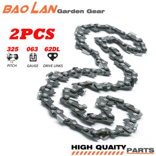 2PCS Chainsaw Chain Blade Saw Chains 8"/10"/12"/14''/16''/18"/20''/22''/24"/28" - Picture 19 of 32