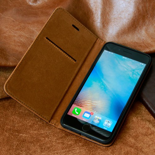 Luxus Leder Schutzhülle A3 A5 J5 S5 S6 S7 S8 S9/P20 /iPhone 6 7 8 X Tasche Cover - Picture 3 of 40