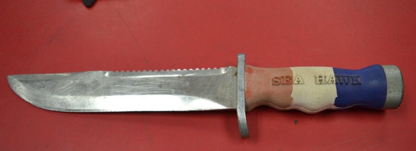 Vintage Aqualung Sea Hawk 200th Anniversary Stainless Dive Knife with