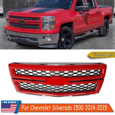 Wa9260 Victory Red Front Grille For Chevy Silverado 1500 14-15 Honeycomb Grill Wa9260 Victory Red Front Grille For Chevy Silverado 1500 14-15 Honeycomb Grill
