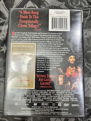 Scream 3 (DVD, 2000, Collectors Edition) 717951004895| eBay