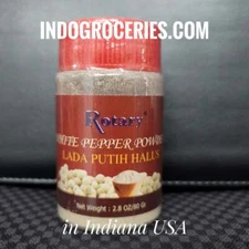 Rotary Bubuk Lada Putih (White Pepper Powder) – 2.8 oz