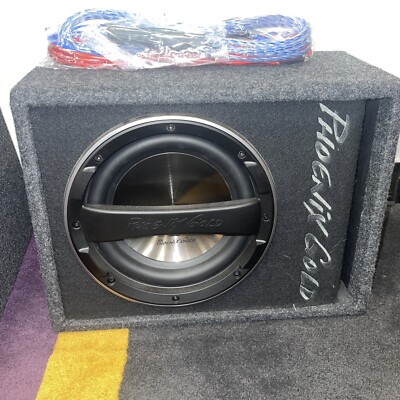 Phoenix Gold - Z 10Active Loaded Subwoofer Enclosure with Integrated 160W A...