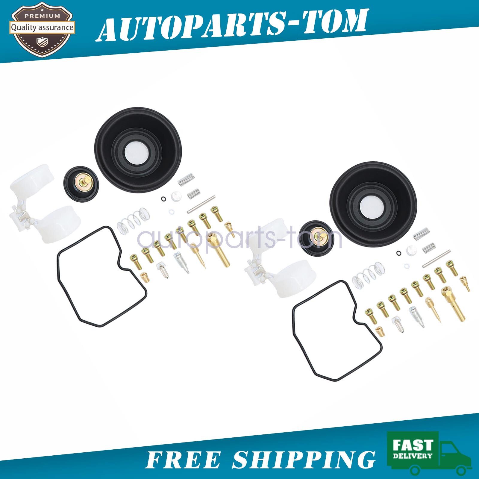 Fit Kawasaki Ninja 250R EX250J 2008 2009 Carburetor Repair Kit Float Diaphragm