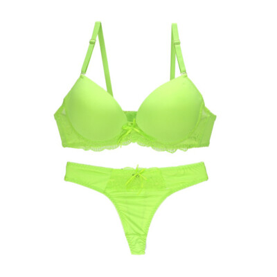 Women's Sexy Lace Push Up Bra Set Bralette Top Thong Underwear Lingerie Knicker