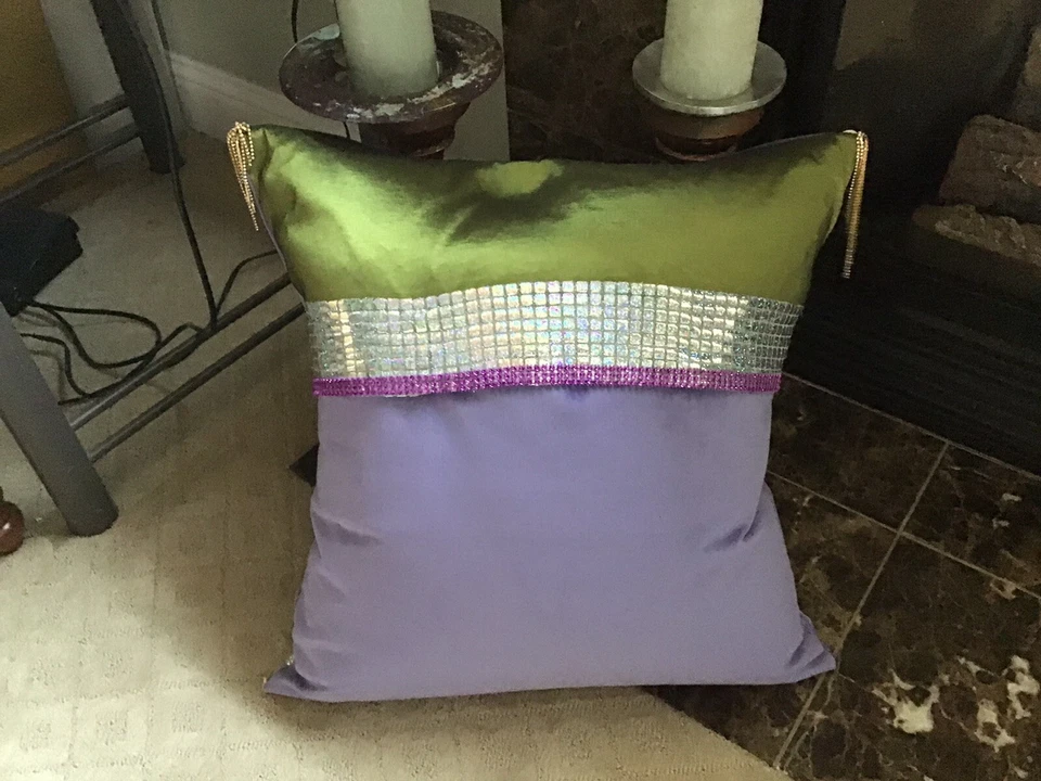 custom made Unique pillows Blingtasticdesign LARGE pillow , Insert Included. - Image 4 of 4