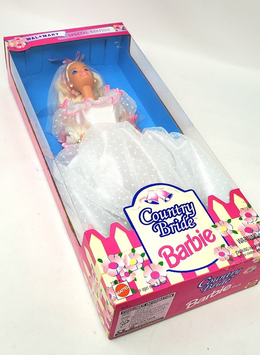 バービー人形 NRFB Vintage 1994 Country Bride Barbie #13616 Blonde Special