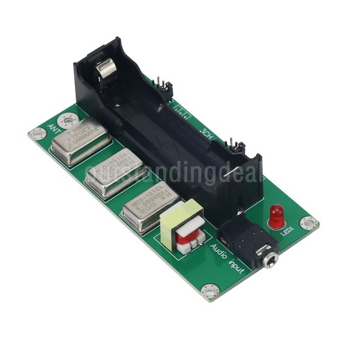 3-Channel AM Radio Transmitter with Antenna Audio Cable 1MHz 3MHz 5MHz Finished - Zdjęcie 5 z 8