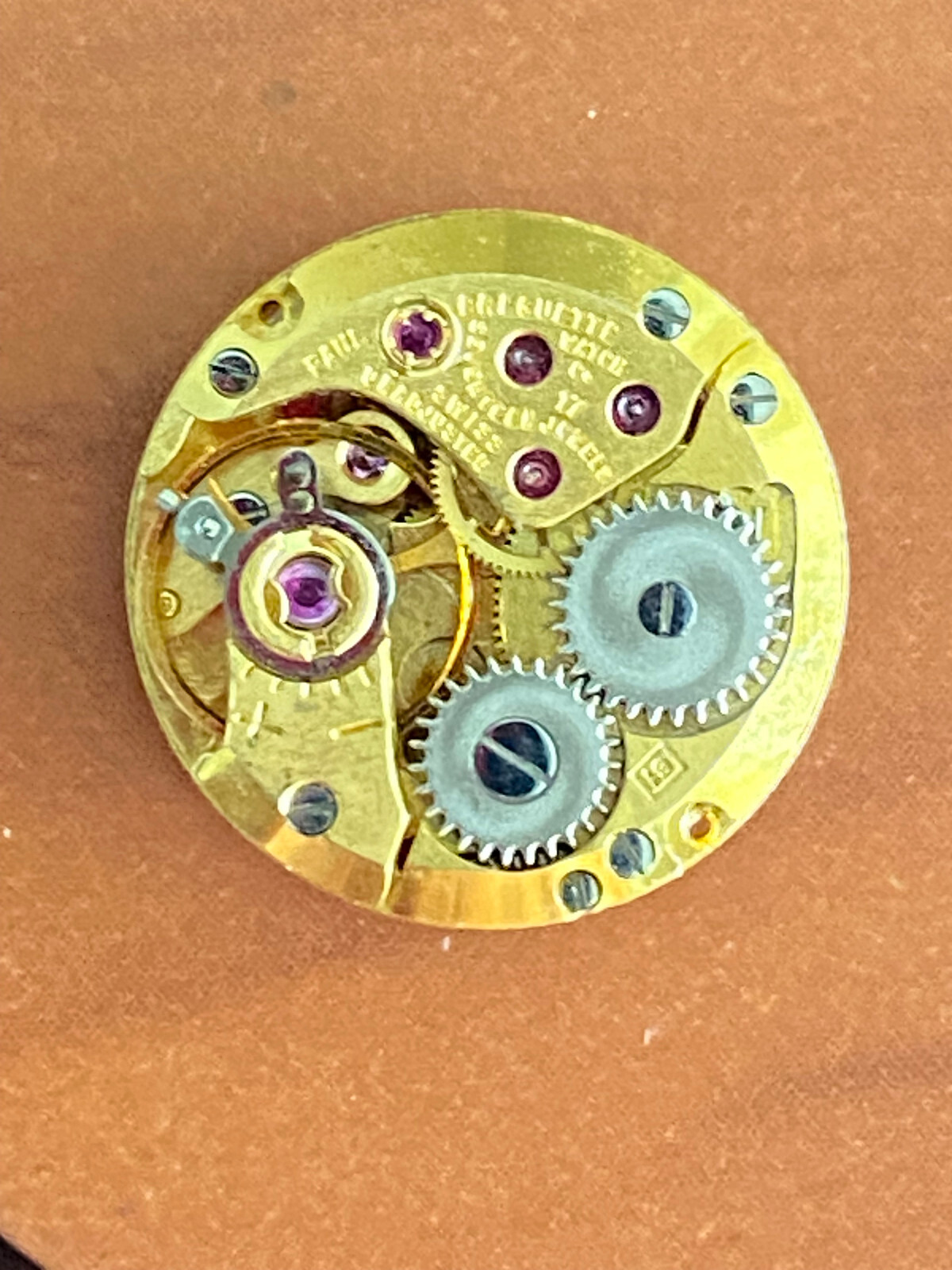Montre Mécanique Vintage Paul Breguette - Mouvement à Remontage Manuel, Prêt Pour Réparation Ou Pièces Détachées
