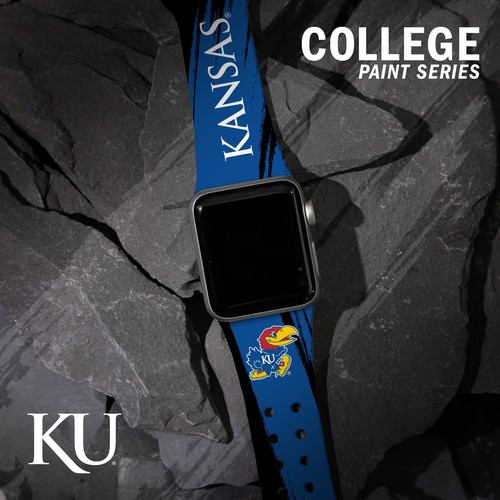 Kansas Jayhawks HD Uhrenarmband kompatibel mit Apple Watch - Bild 17 von 17