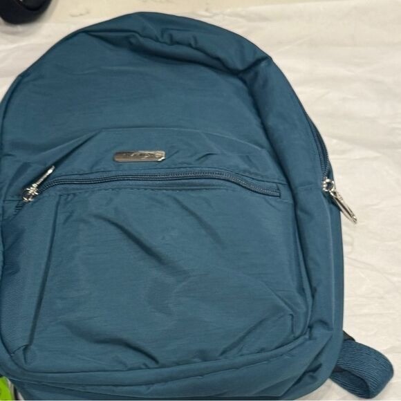 Travelon Anti-Theft Essentials Backpack Teal Peacock RFID Pockets LED Travel bag thumbnail 7