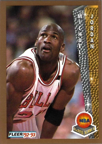 1992-93 Fleer MICHAEL JORDAN Award Winner Card 246 Chicago Bulls HOF