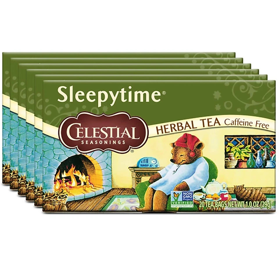 Celestial Seasonings Herbal Tea Sleepytime 20 Count 20 (Pack of 6) Free shipping