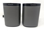 Pair Sonos Play:1 Wireless Smart Speakers Black w/ Power Cords Tested Works — photo 2
