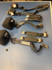 1990 - 1993 Mustang Oem Black Coupe Seat Belts Full Set Oe Notchback Foxbody 93 1990 - 1993 Mustang Oem Black Coupe Seat Belts Full Set Oe Notchback Foxbody 93