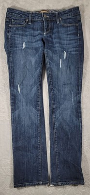 Paige Maternity Premium Jeans Jimmy Jimmy Skinny Denim Distressed Jeans Size 25