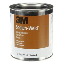 3M Scotch-Weld Epoxy Adhesive 2216, Gray, Part B/A, 1.66 Quart