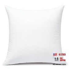 Throw Pillow Inserts, Hypoallergenic Square Form Decorative 1 18X18 inches