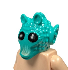 New 2004 Lego Star Wars Greedo Minifigure sw0110 Head (4501 Mos Eisley Cantina)