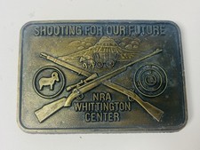Belt Buckle Shooting For Our Future NRA Whittington Center New Mexico Vintage