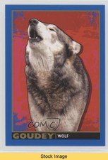 2017 Upper Deck Goodwin Champions Goudey Animals Royal Blue Wolf #GA1 READ 00jz