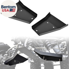 Front A-Arm Guards for Yamaha Raptor 700, Black Aluminum Skid Plate Protectors L