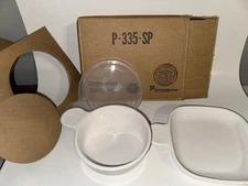 CorningWare P-335-SP Grab-it Plate & Bowl with Lid Set ~ Vintage New - OPEN BOX
