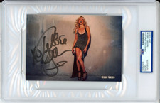 SIGNED Debbie Gibson The Body Remembers AUTOGRAPHED Picture Postcard PSA DNA COA