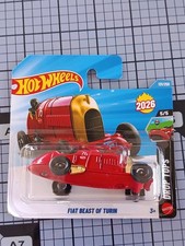 Hot Wheels 2026 Fiat Beast of Turin Red Drop Tops 131/250 5/5 JJH48 1:64