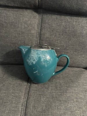 Vintage Zero Japan Cobalt Blue 16 Oz Ceramic Teapot With Infuser