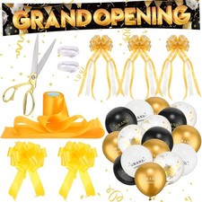 55 Pcs Grand Opening Ribbon Cutting Ceremony Kit Include Giant Grand Opening ...