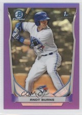2014 Bowman Chrome Prospects Purple Refractor 41/150 Andy Burns #BCP22 0f8