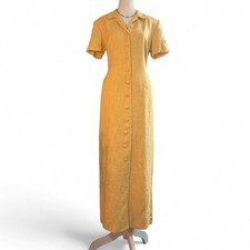 Vintage Women’s Adrianna Papell 100% Rayon Midi Button Up Dress, Size 12, NWOT