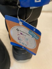 Members Mark Kid Size 2 Snow Boots With Warm Cozy Lining