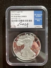 2020-S $1 SILVER AMERICAN EAGLE NGC PF70 First Releases EDMUND C MOY 06909