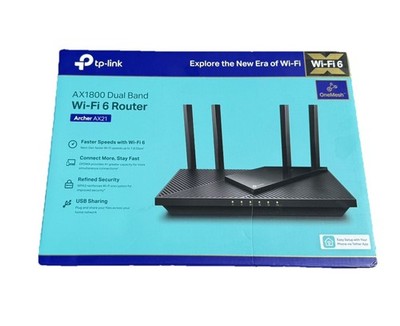 TP-Link AX1800 WiFi 6 Router (Archer AX21)   Dual Band Wireless Internet