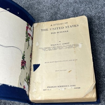 US History for Schools Wilbur F. Gordy 1920 New Edition Illustrated Scribner's