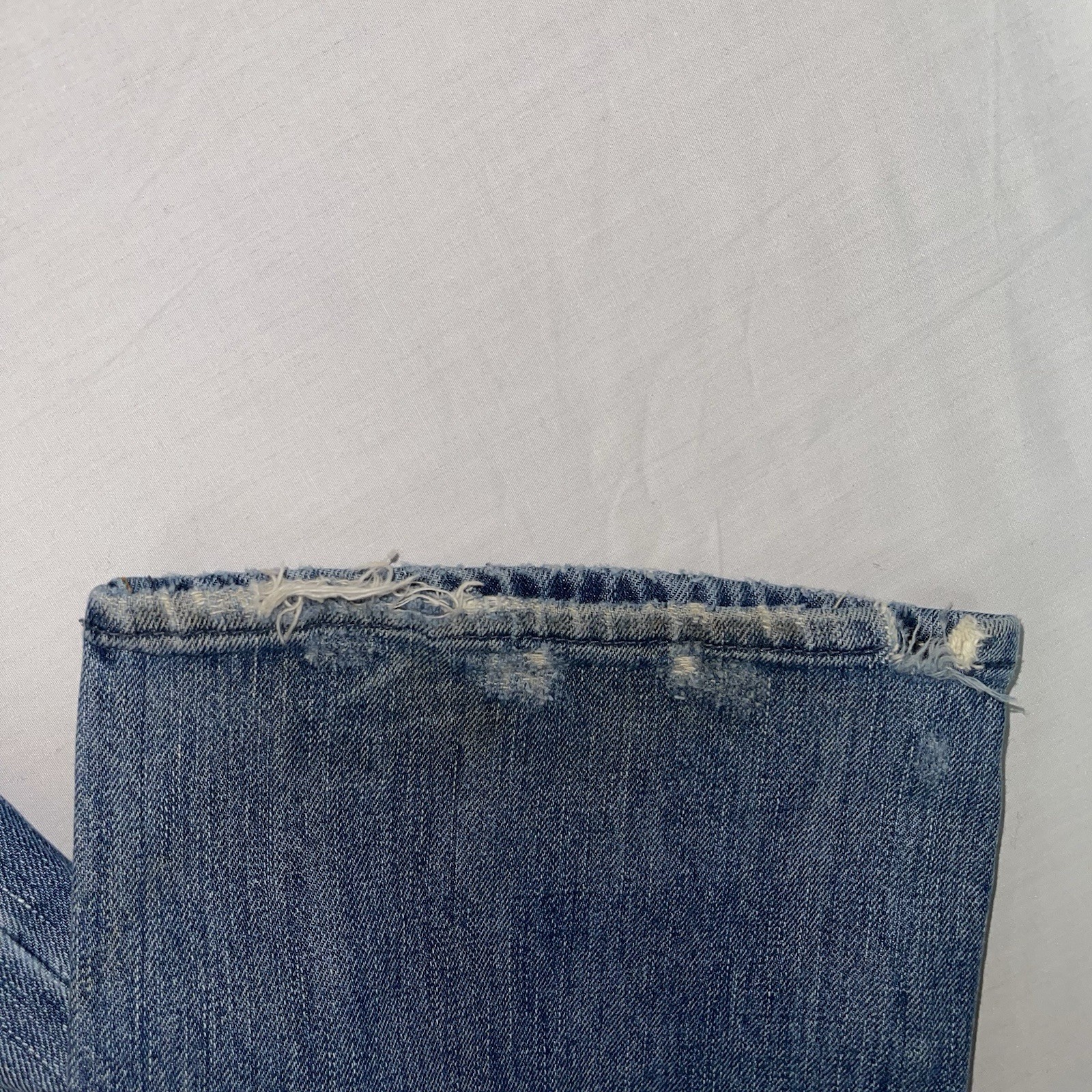 Vintage American Eagle Y2K Patchwork Distressed F… - image 10