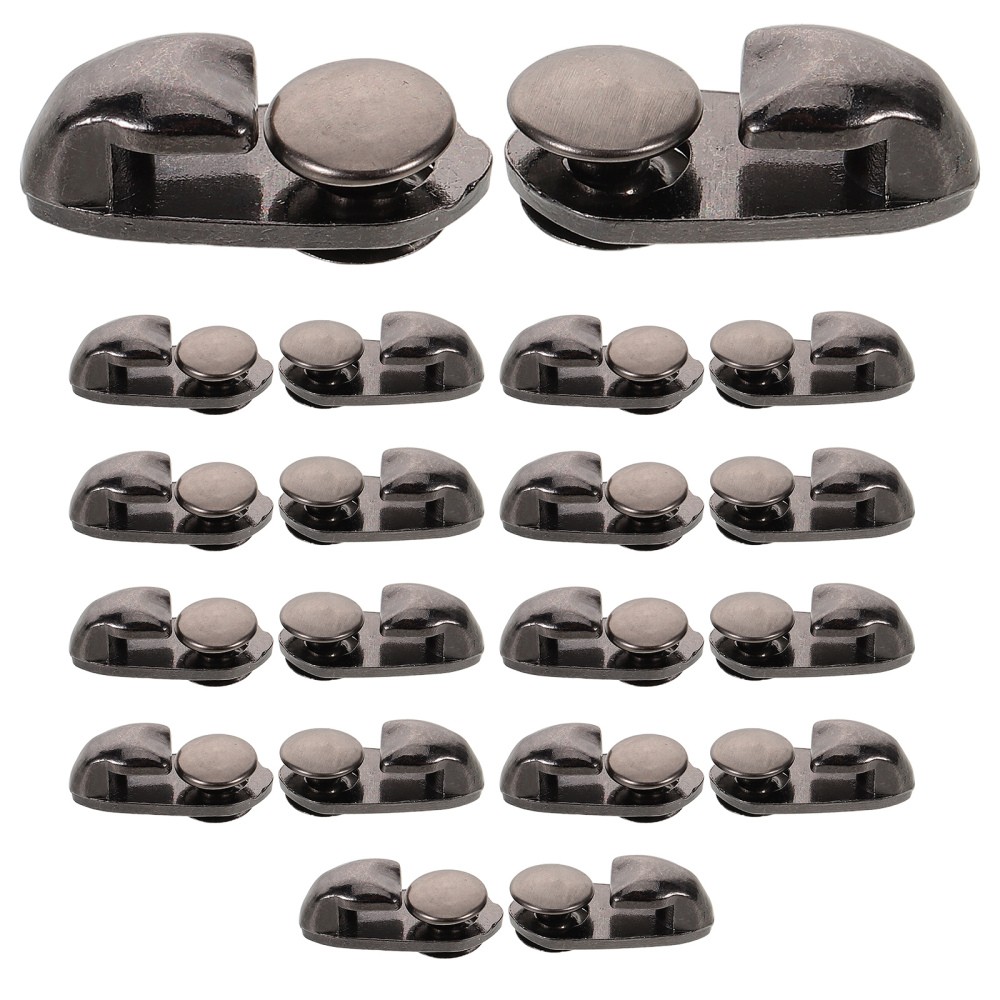 APL Set 20 Pezzi Fibbie Lacci Scarpe Lacci Campeggio Stivali Ganci Riparazione Accessori