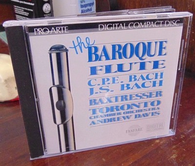 BAXTRESSER - The Baroque Flute (Bach) / Pro Arte CDD 405 / NM/NM