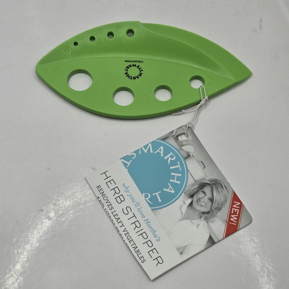 Chef'n 1 pieza Pelador de verduras y hierbas Removedor de hojas Herramienta de cocina Martha Stewart Foto 2 de 4