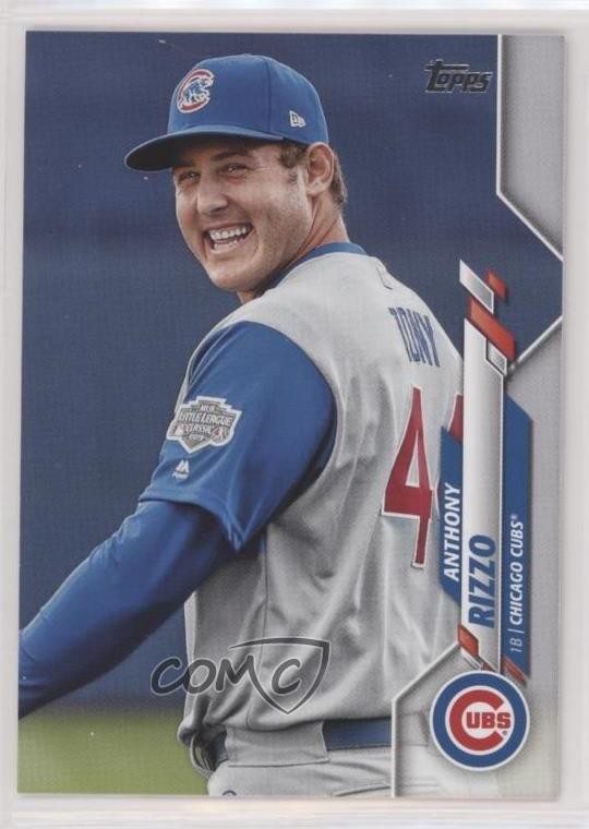 2020 Topps Update SP Photo Variation Anthony Rizzo (Smiling Vertical) #U-201 0g4