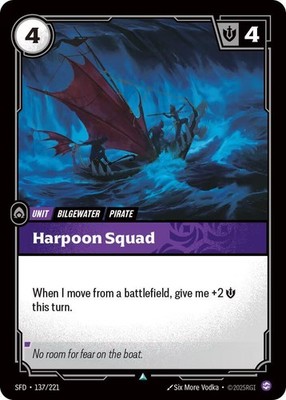 Harpoon Squad Uncommon Spiritforged 137/221 NM FOIL