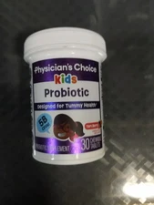 Physician's CHOICE Kids Probiotics 30 Chewable Tablets Tart Berry Exp 03/26 #81