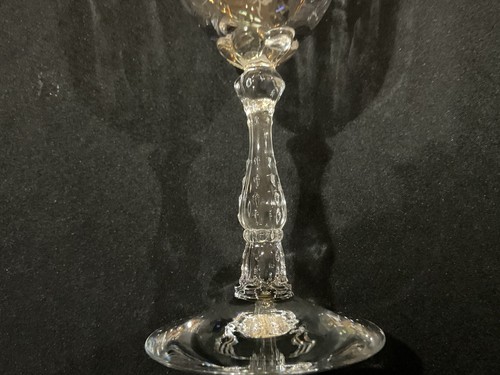 Vintage Fostoria “Navarre” clear crystal water goblets ( 7&5/8 inches high). - Picture 10 of 10